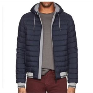 Herno Padded Down Hooded Bomber Jacket Size 52